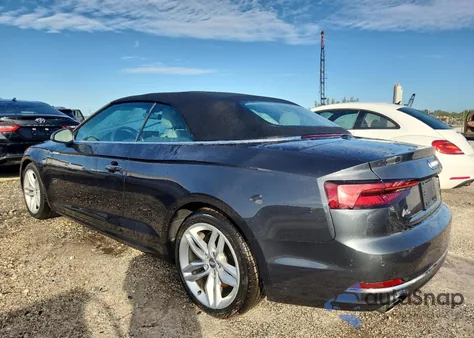 2019 Audi A5 Premium Plus from USA, damaged, VIN WAUYNGF56KN001379